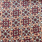 Orange Ajrakh Print Modal Satin Fabric 18183
