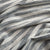 Premium Cream & Grey Stripes Print Linen Fabric