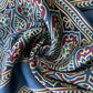 Dark Green Ajrakh Print Modal Satin Fabric 18188