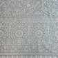 Premium  Sage Green Floral Sequence Embroidery Georgette Chikankari Fabric