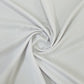 Exclusive White Solid Malai Crepe Fabric