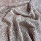 Premium  Pink Paisley Sequence Embroidery Georgette Chikankari Fabric