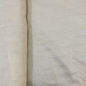 Exclusive Cream & Golden Chanderi Zari Jacquard fabric