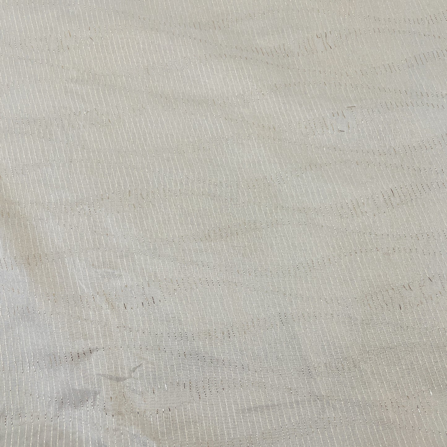 Exclusive Cream & Golden Chanderi Zari Jacquard fabric