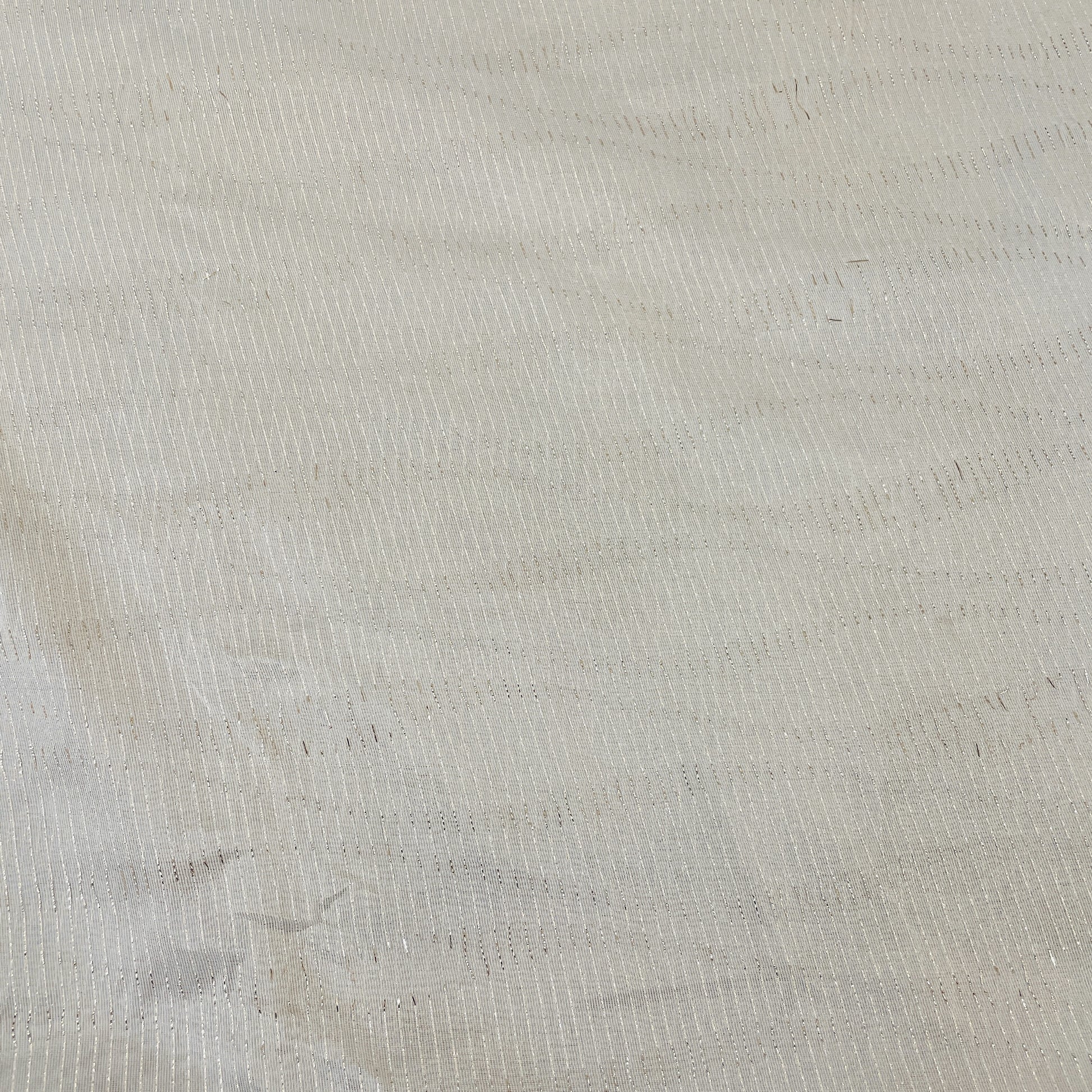 Exclusive Cream & Golden Chanderi Zari Jacquard fabric