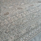 Premium  Mint Green Paisley Sequence Embroidery Georgette Chikankari Fabric