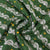 Exclusive Dark Green Zari Bandhej Jacquard Silk Fabric