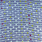 Lilac Stripes Print Modal Satin Fabric 19947