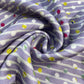 Lilac Stripes Print Modal Satin Fabric 19947