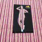 Purple & Yellow Stripe Print Cotton Satin Fabric - TradeUNO