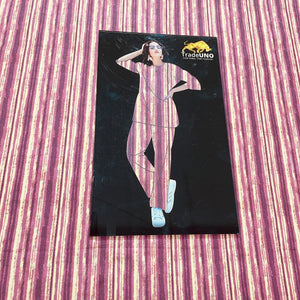 Purple & Yellow Stripe Print Cotton Satin Fabric - TradeUNO