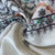 Off White & Multicolor Floral Embroidery With Border Cotton Fabric 11054