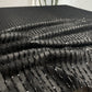 Premium Black Stripes Sequins CutDana Embroidery Net Fabric