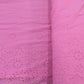 Exclusive Pink Floral Embroidery Cotton Schiffli Fabric