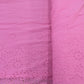 Exclusive Pink Floral Embroidery Cotton Schiffli Fabric