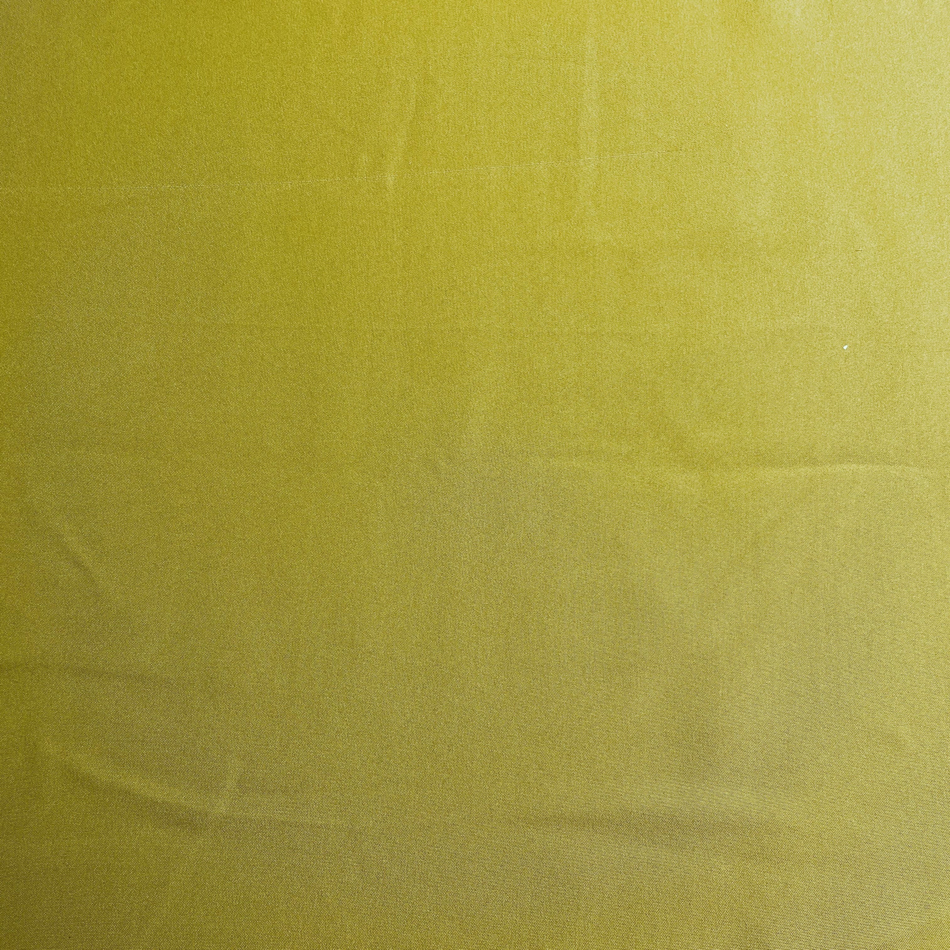Olive Green Solid Butter Crepe Fabric
