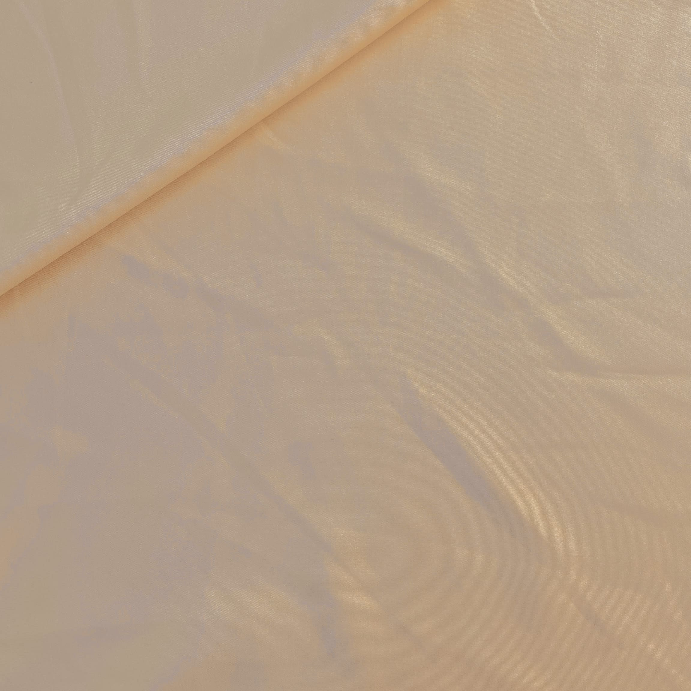 Dark Cream Solid Butter Crepe Fabric