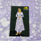 Purple White Digital Floral Print Embroidery Cotton Fabric - TradeUNO