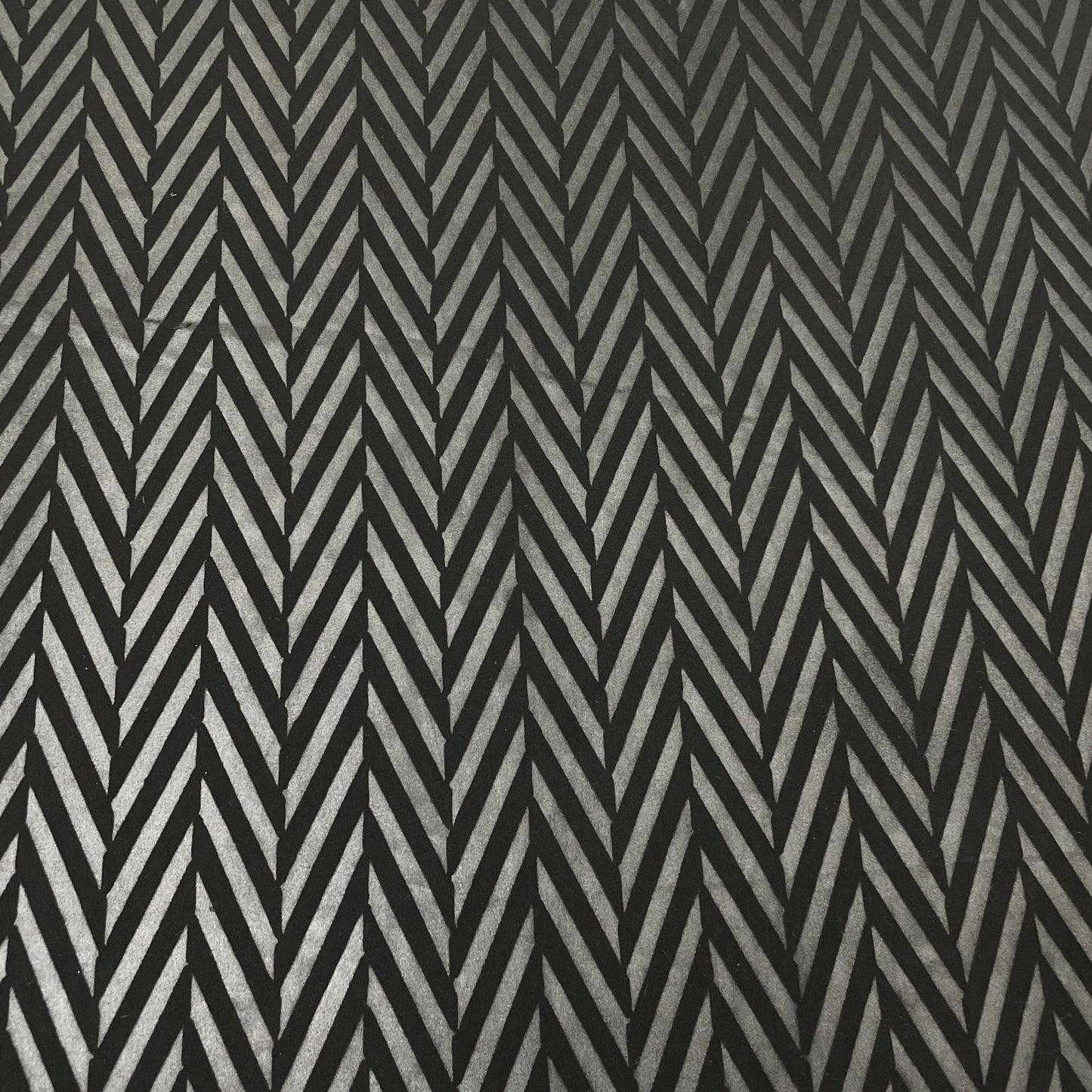 Exclusive Black Stripe Print Crepe Fabric