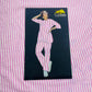 White Pink Stripes Print Rayon Fabric - TradeUNO