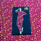 Red With Yellow Floral Crepe Fabric - TradeUNO