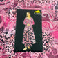 Pink Paisley Print Geogrette Fabric - TradeUNO