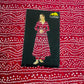 Maroon Bandhani Print Crepe Fabric - TradeUNO