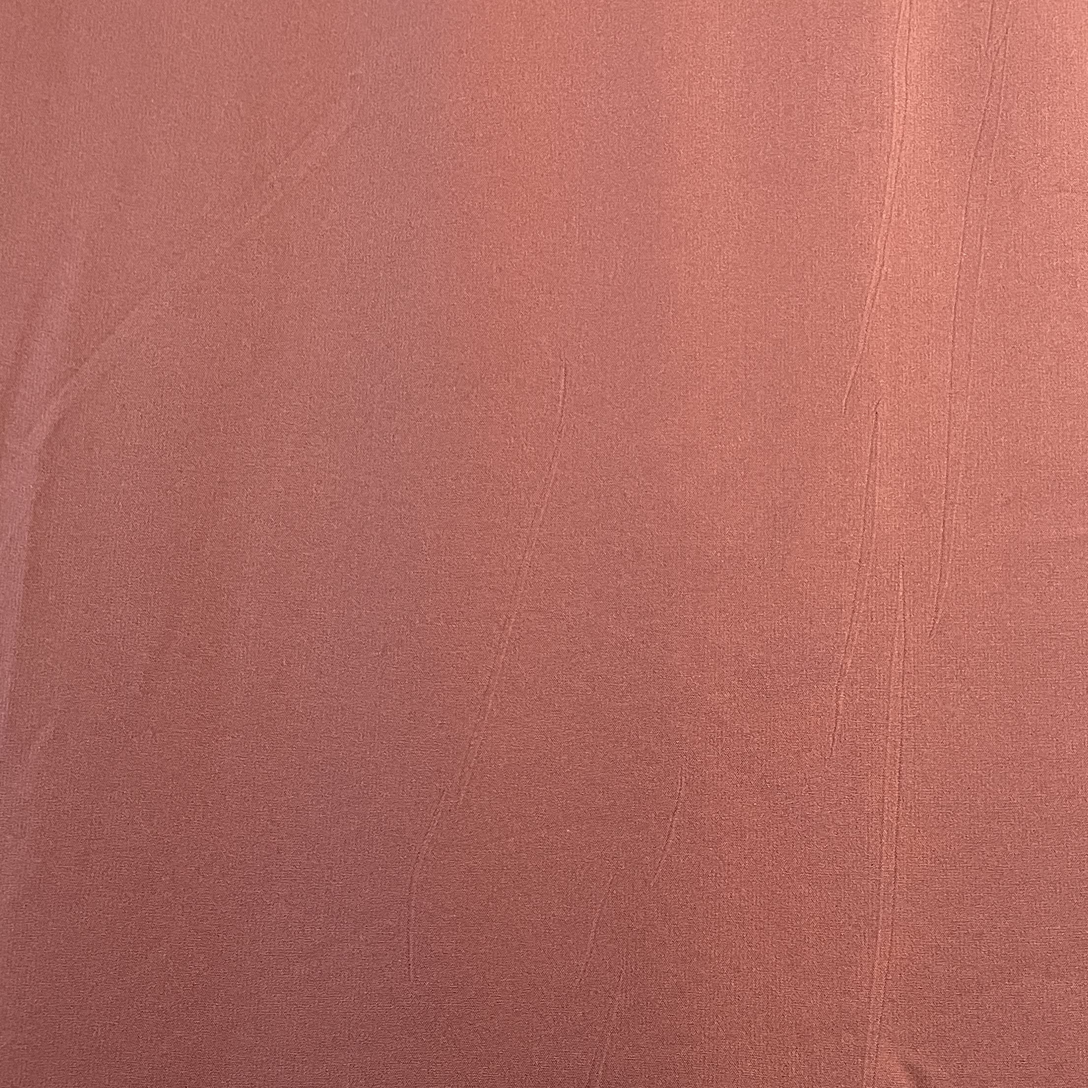 Brown Solid Butter Crepe Fabric