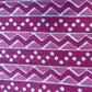 Pink Chevron Print Cotton Fabric 16105
