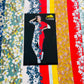 Multicolor Stirpes & Floral Print Crepe Fabric - TradeUNO