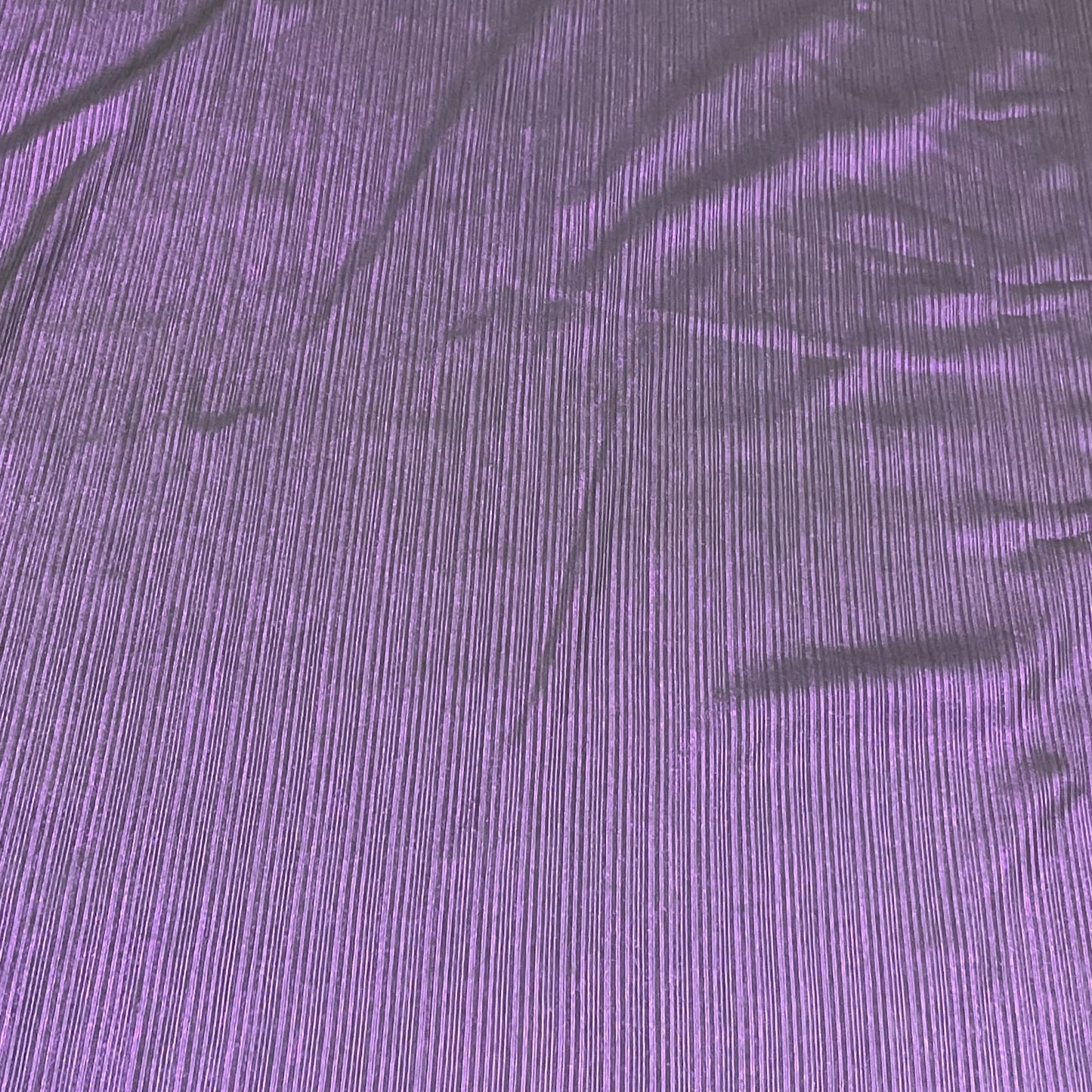 Exclusive Purple Solid Metallic Knitted Lycra Fabric