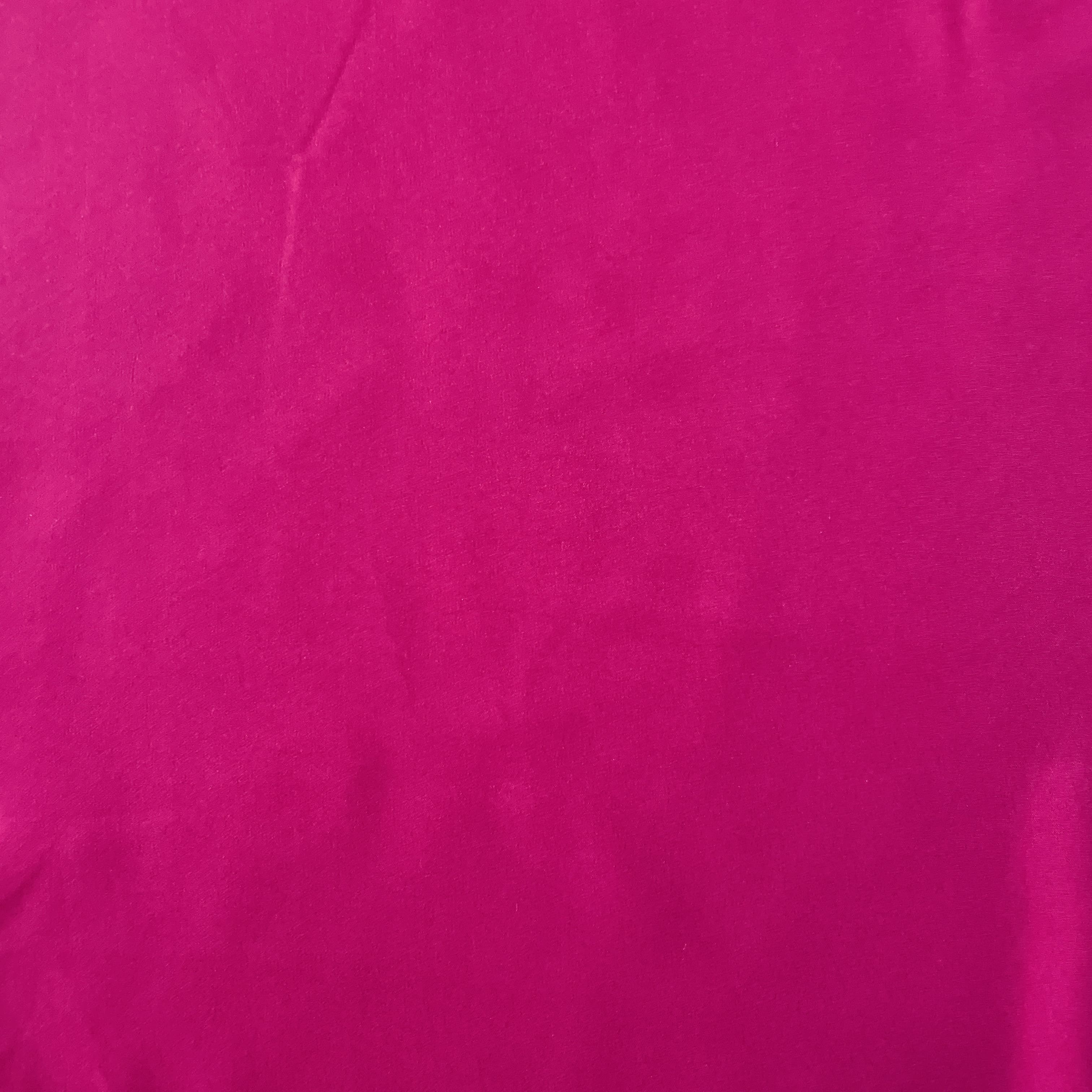 Magenta Pink Solid Butter Crepe Fabric