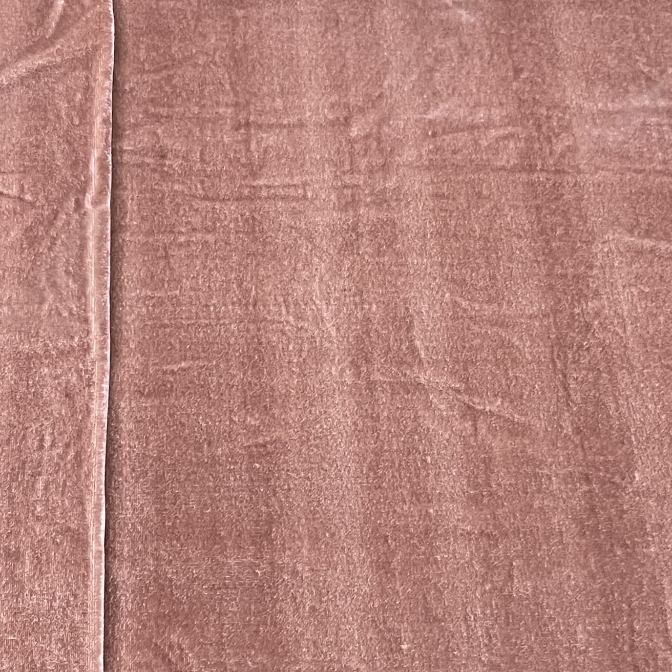Classic Brown Solid Viscose Velvet Fabric