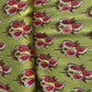 Green Traditional Print Modal Satin Fabric 19946