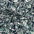 Exclusive Navy Blue & Sea Green Floral Print Crepe Fabric