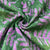 Green Batik Thread Sequins Embroidery Cotton Fabric 15535