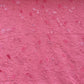Pink Floral Sequence Embroidery Cotton Fabric 11039