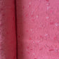 Pink Floral Sequence Embroidery Cotton Fabric 11039