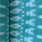 Sea Green Ikkat Print Cotton Fabric 16232