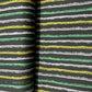Navy Blue Multicolor Stripes Modal Satin Fabric 20841