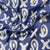 Blue Paisley Batik Pure Cotton Fabric