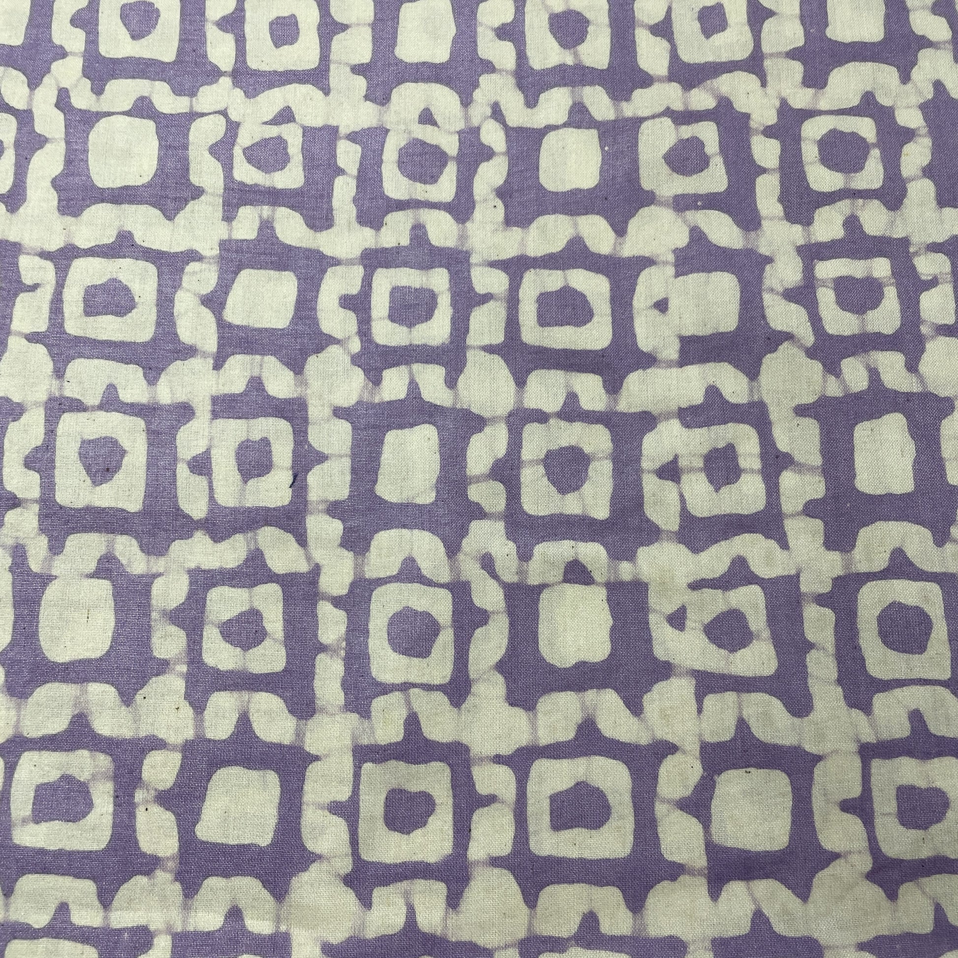 Lavender Batik Pure Cotton Fabric