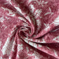 Pink Floral Print Cotton Fabric 16218