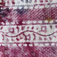 Pink Batik Print Sequence Embroidery Cotton Fabric 11087