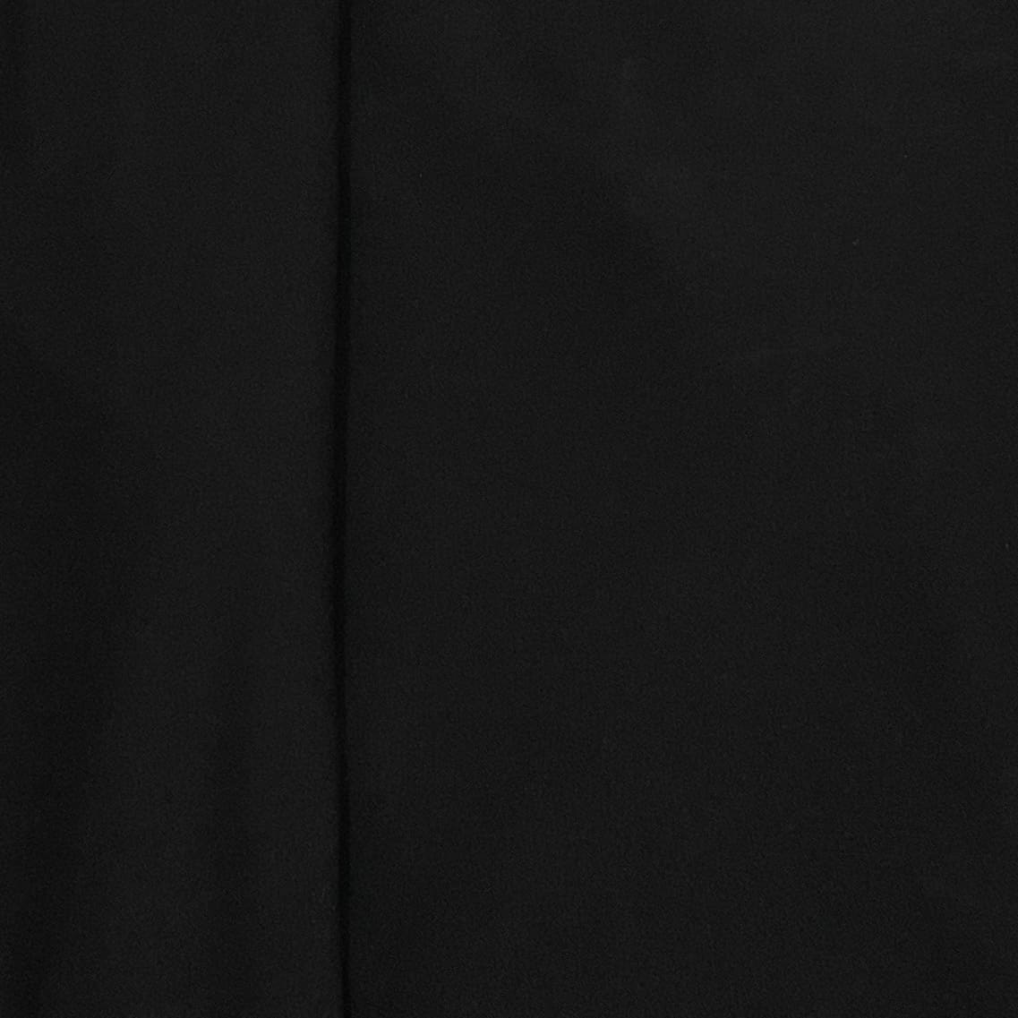 Exclusive Black Solid Banana Crepe Fabric 13340
