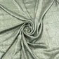 Green Solid Crushed Chanderi Velvet Fabric CF-13280