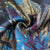 Black Floral Print Organza Tissue Fabric 19770