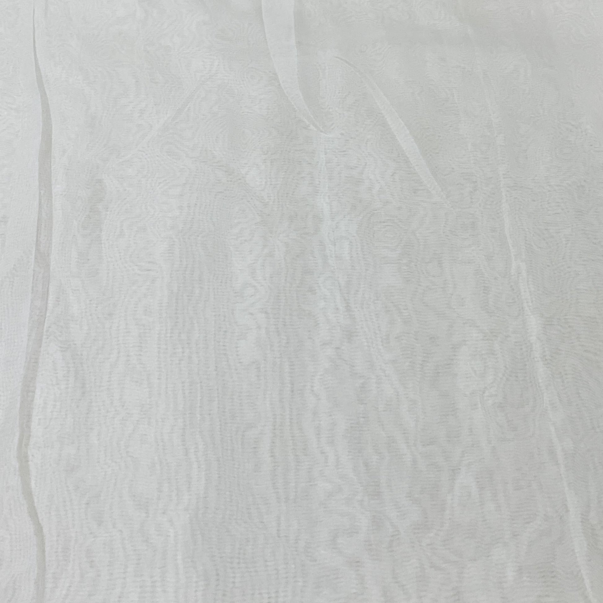 Exclusive Ivory Solid Organza Fabric
