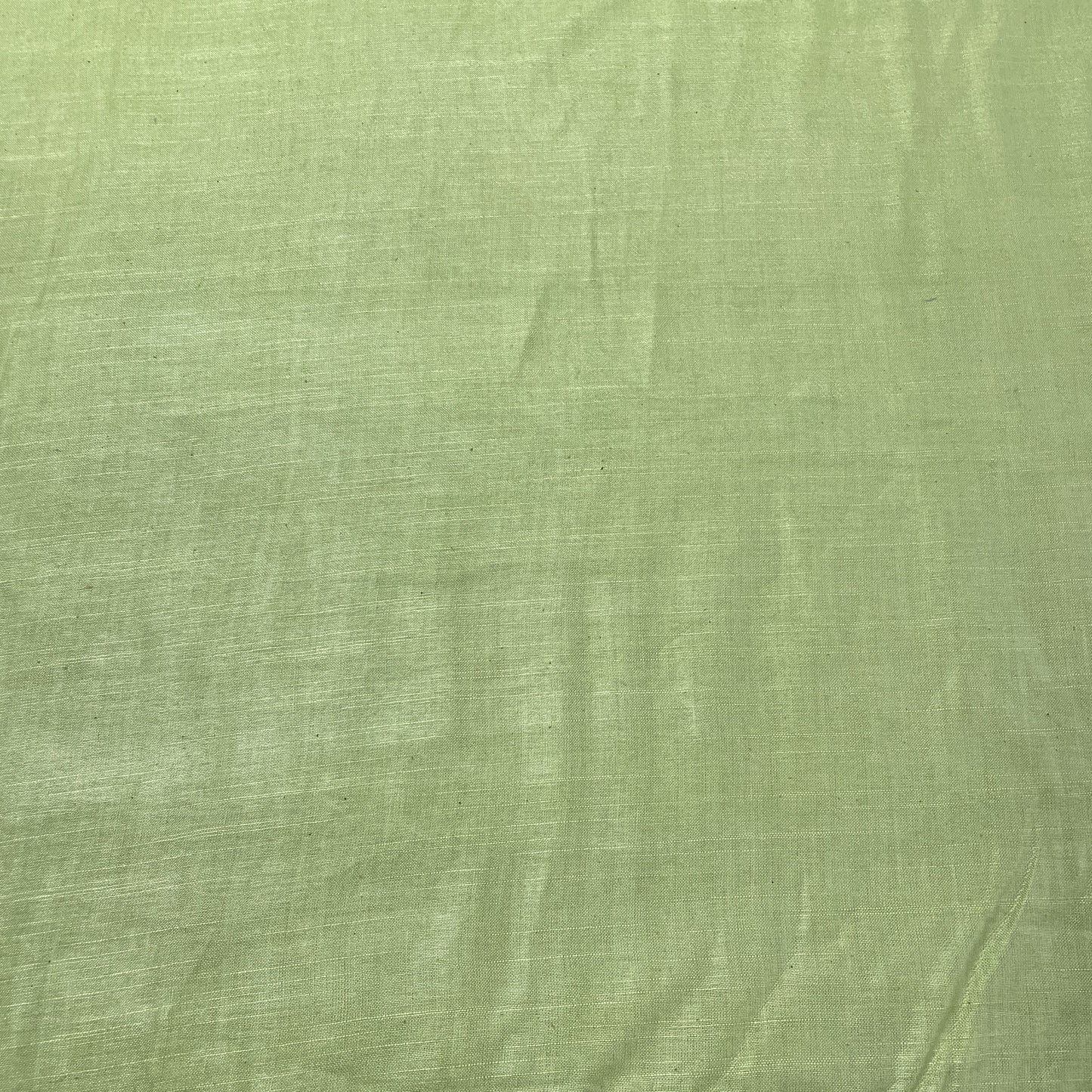 Lime Green Solid Cotton Khadi Fabric