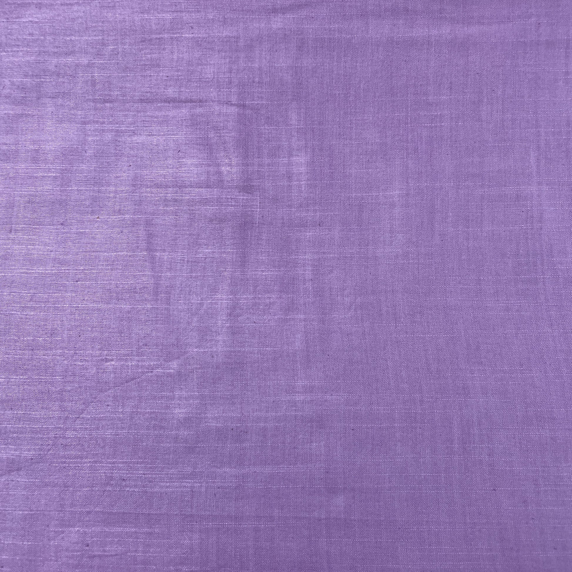 Violet Solid Cotton Khadi Fabric